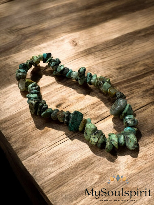 Türkis Splitterarmband - Afrikanischer Türkis
