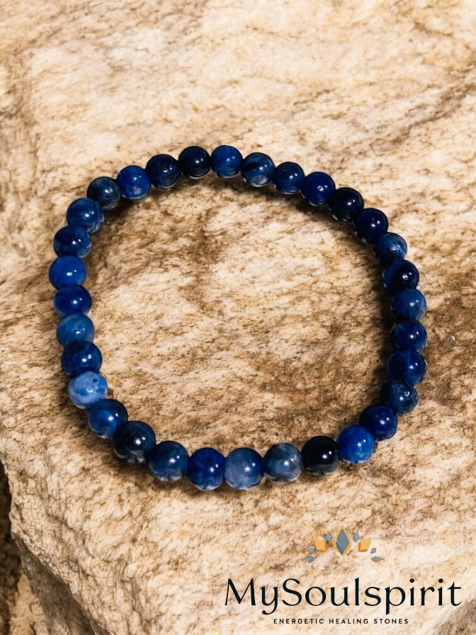 SODALITH Armband 6/8 mm Perlen