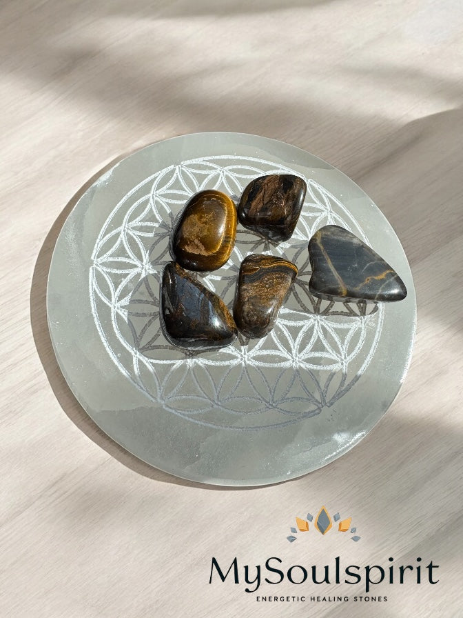 Tigereisen Trommelsteine