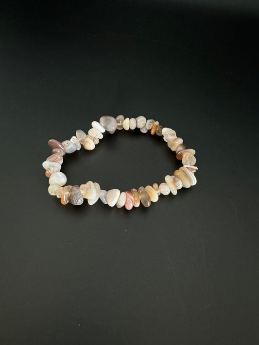 Botswana Achat Splitterarmband -