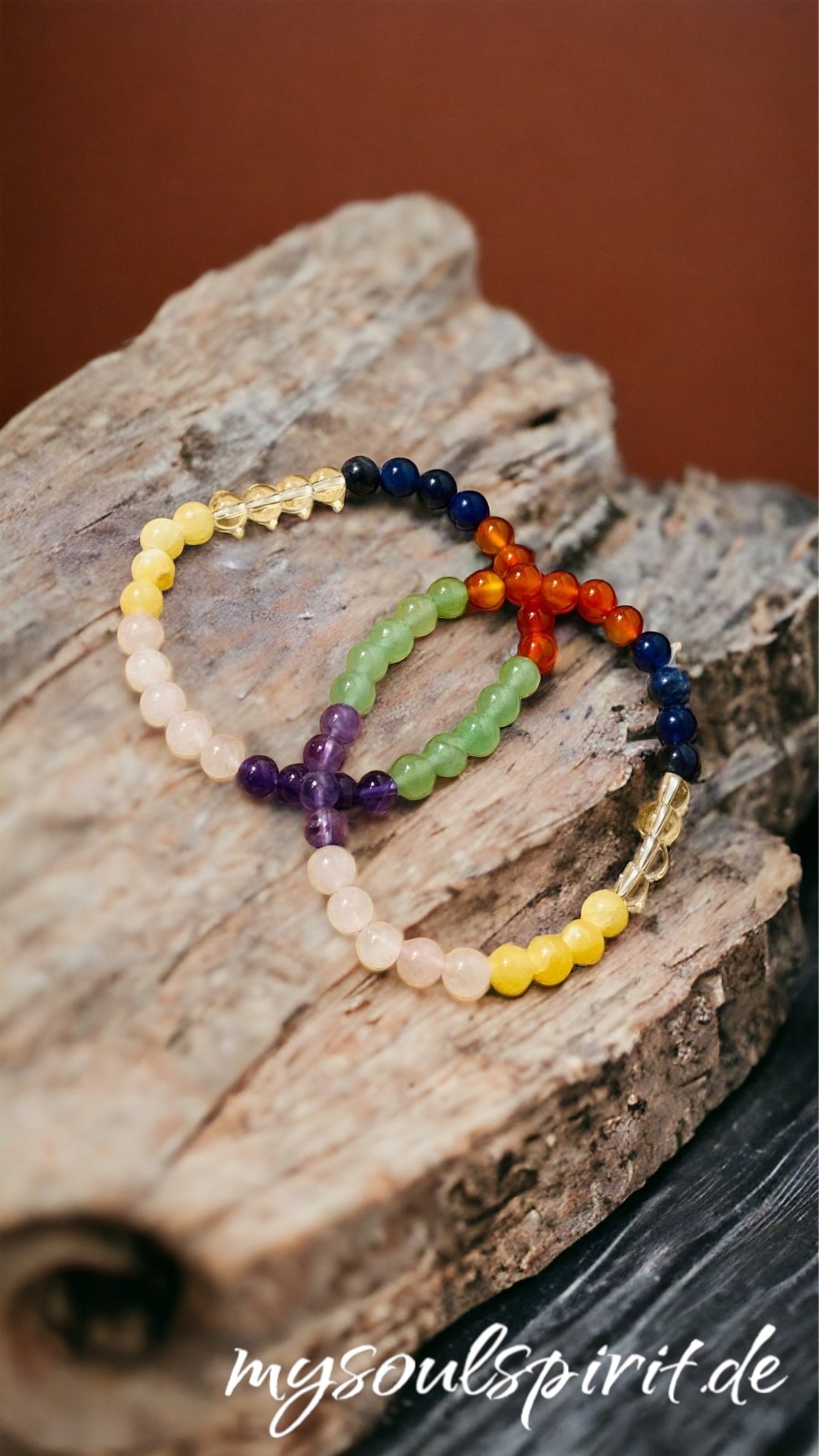 CHAKRA Armband 4/6/8 mm Perlen - Perlenarmband