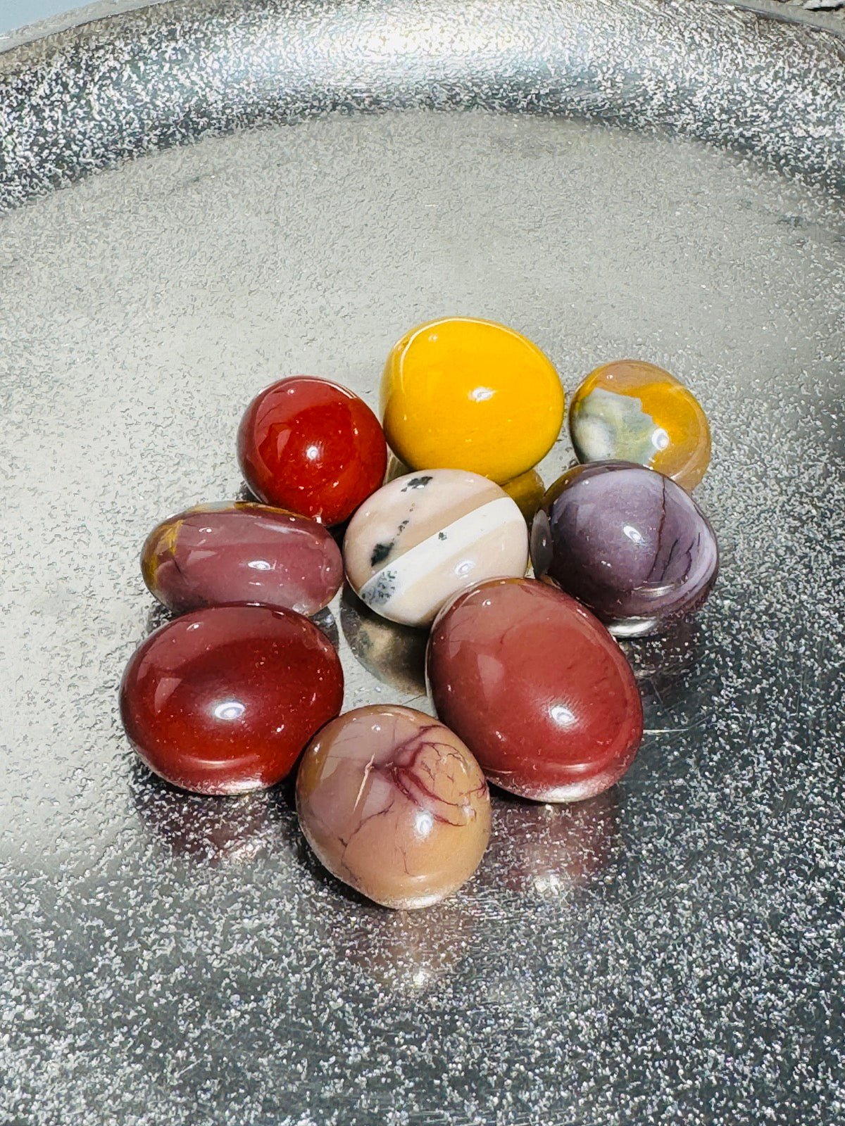 MOOKAIT Trommelsteine ca. 100 Gramm - Trommelsteine