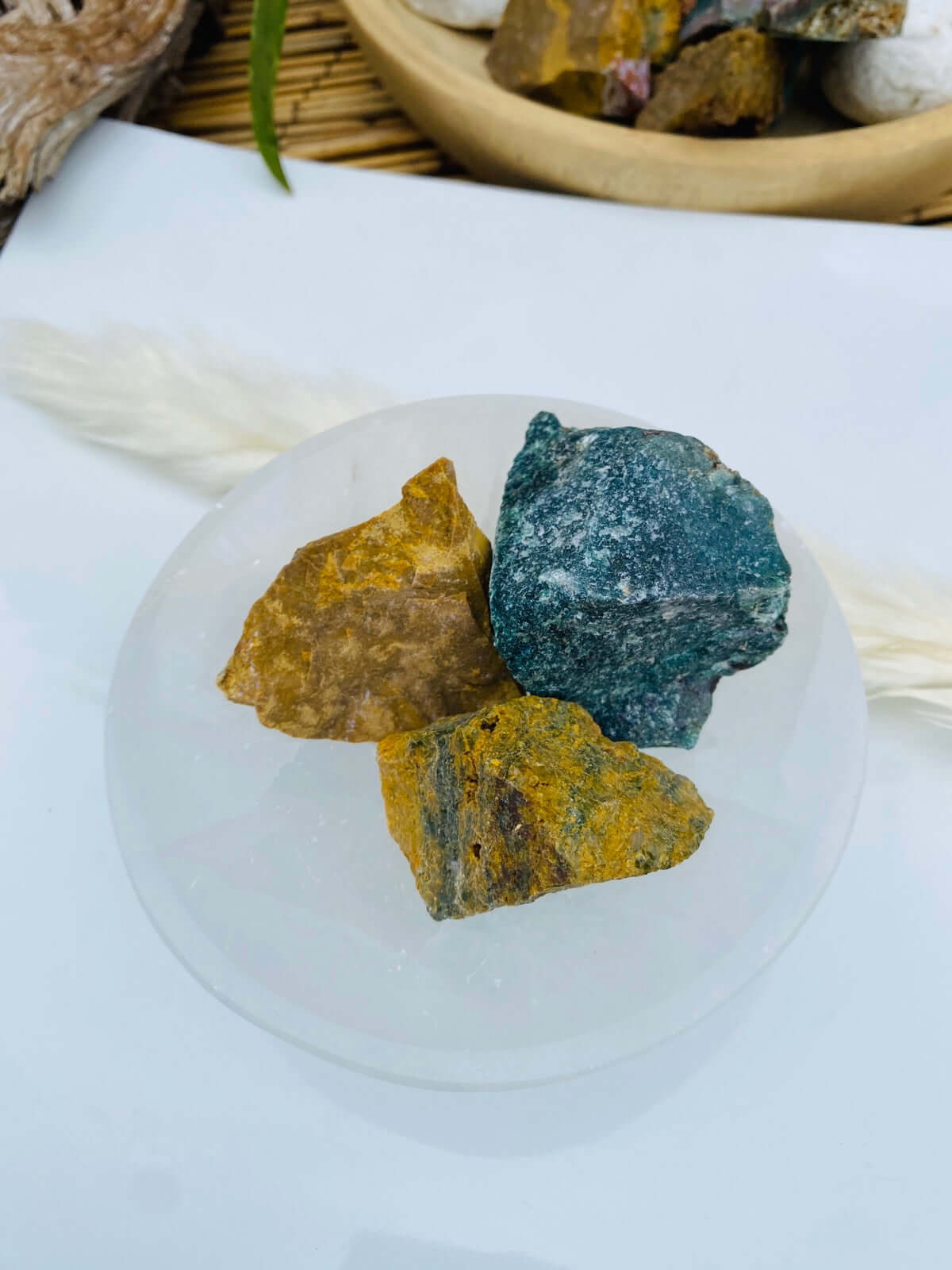 OZEAN - JASPIS Wassersteine 200+ Gramm - Wassersteine