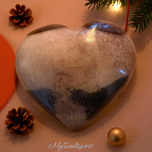 Polychrom JASPIS Herz 398 Gramm