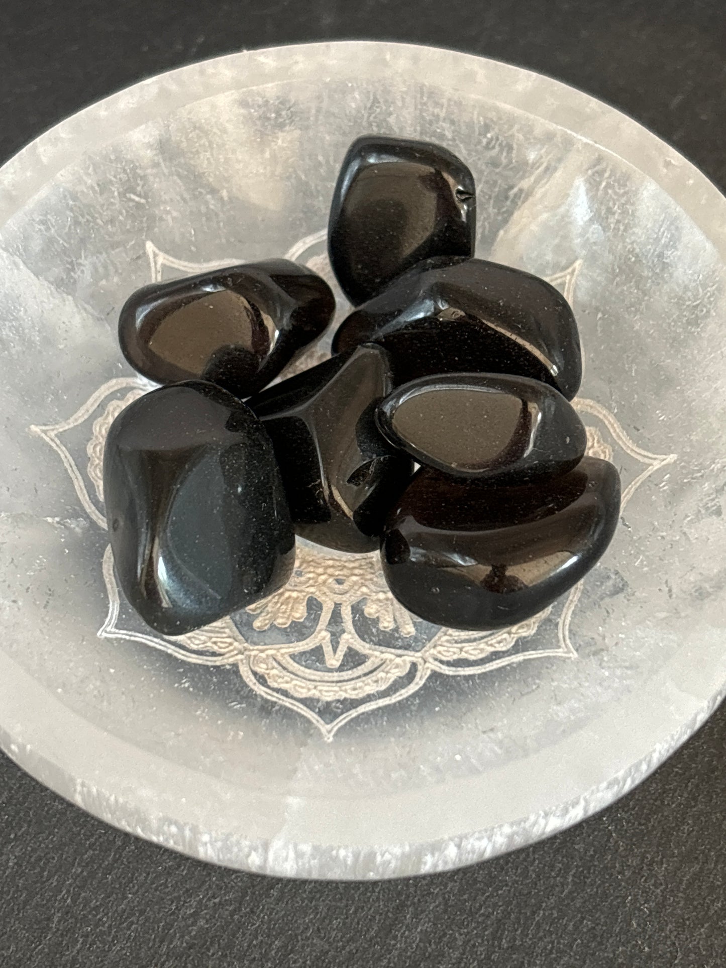 OBSIDIAN Trommelsteine ca. 100 Gramm