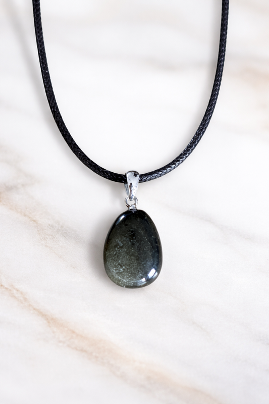 Obsidian Kettenanhänger