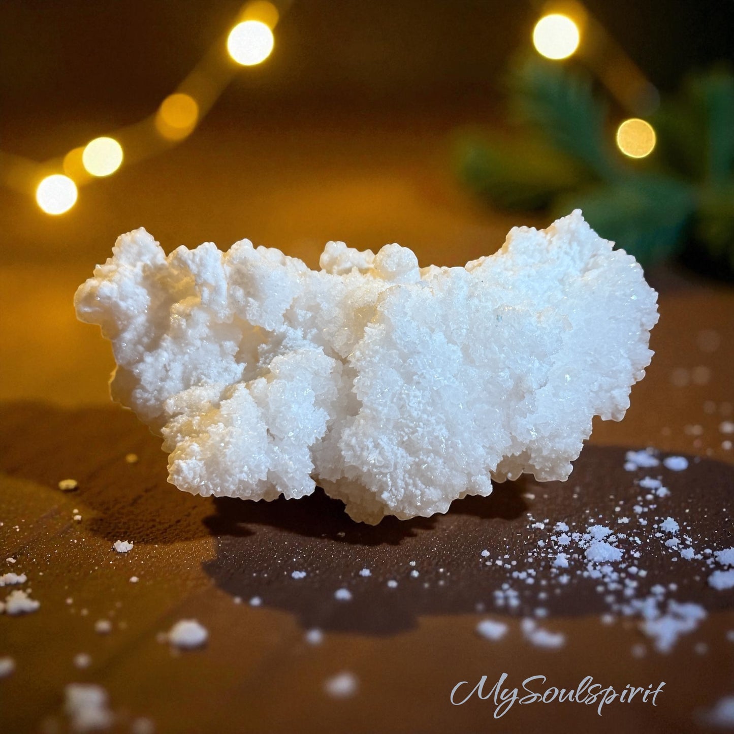 Weißer ARAGONIT 279 Gramm