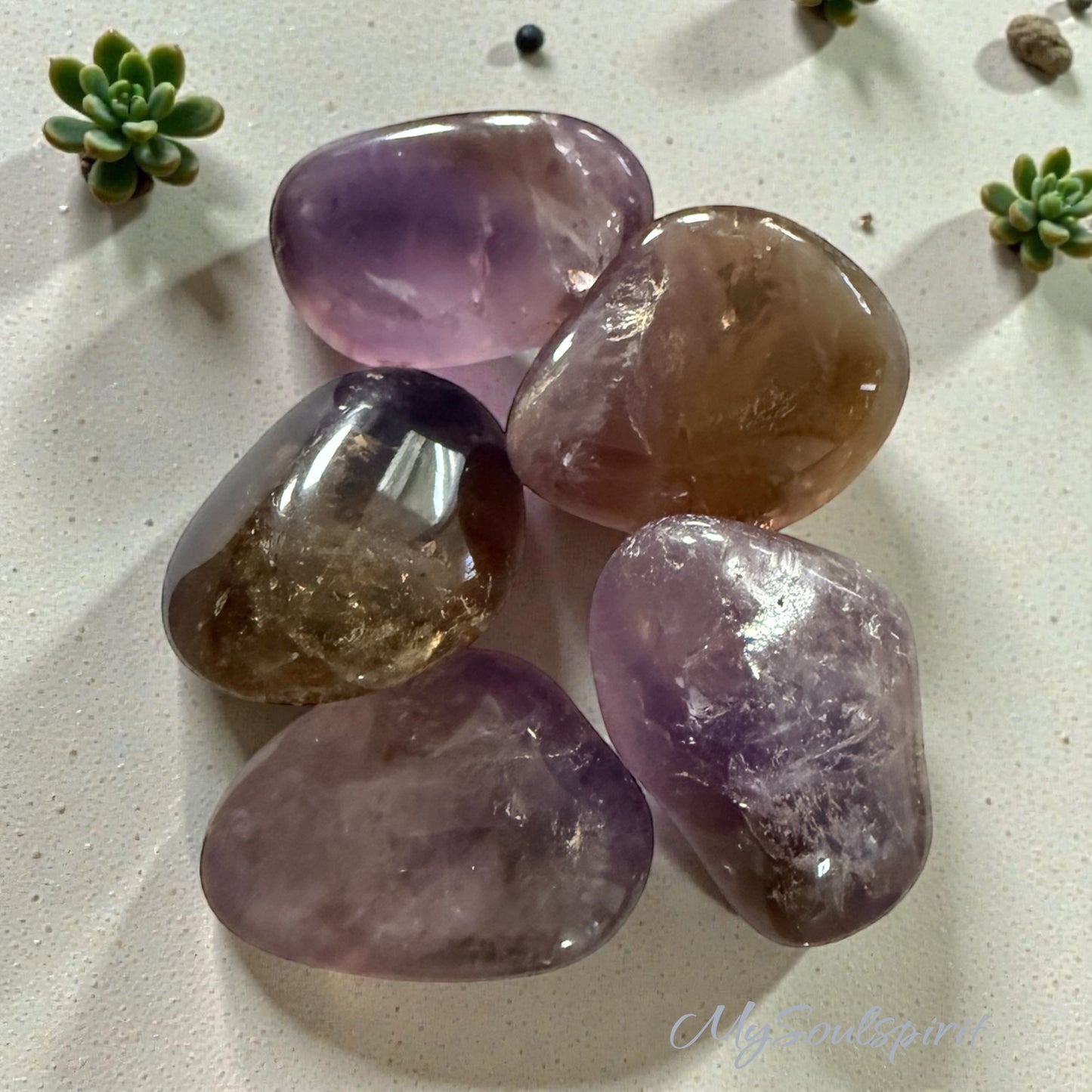 AMETRIN Trommelsteine 2 Stück