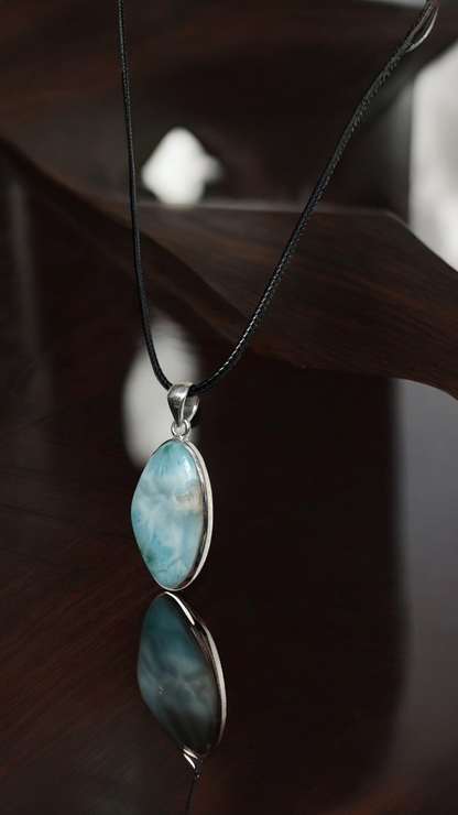 Larimar Kettenanhänger