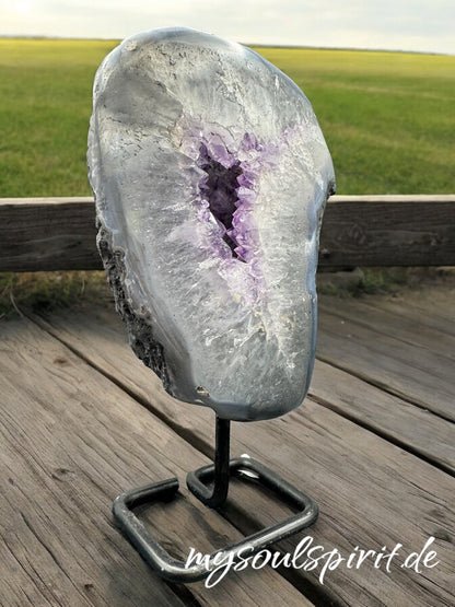 AMETHYST mit Ständer 3,8 kg