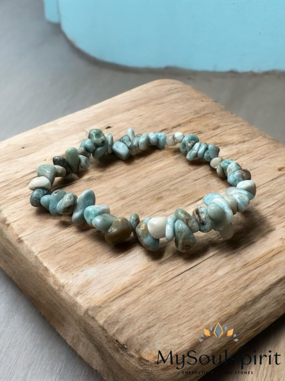 Bracelet ruban LARIMAR