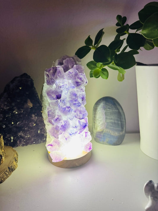 AMETHYST Drusen - Lampen - Druse