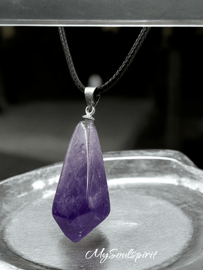 Amethyst Kettenanhänger Spitze - Kettenanhänger