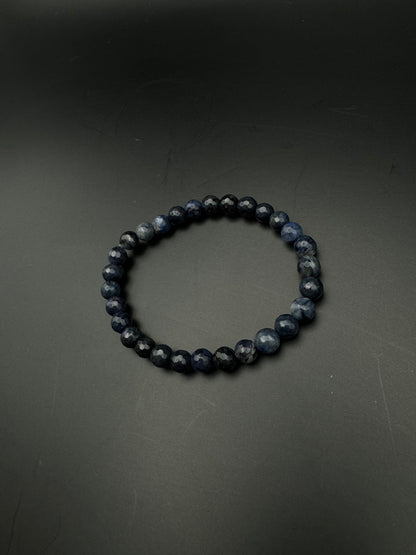 Lapislazuli Armband mit 4/6 mm Perlen facettiert