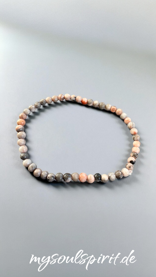 Rhodonit Armband 4 mm