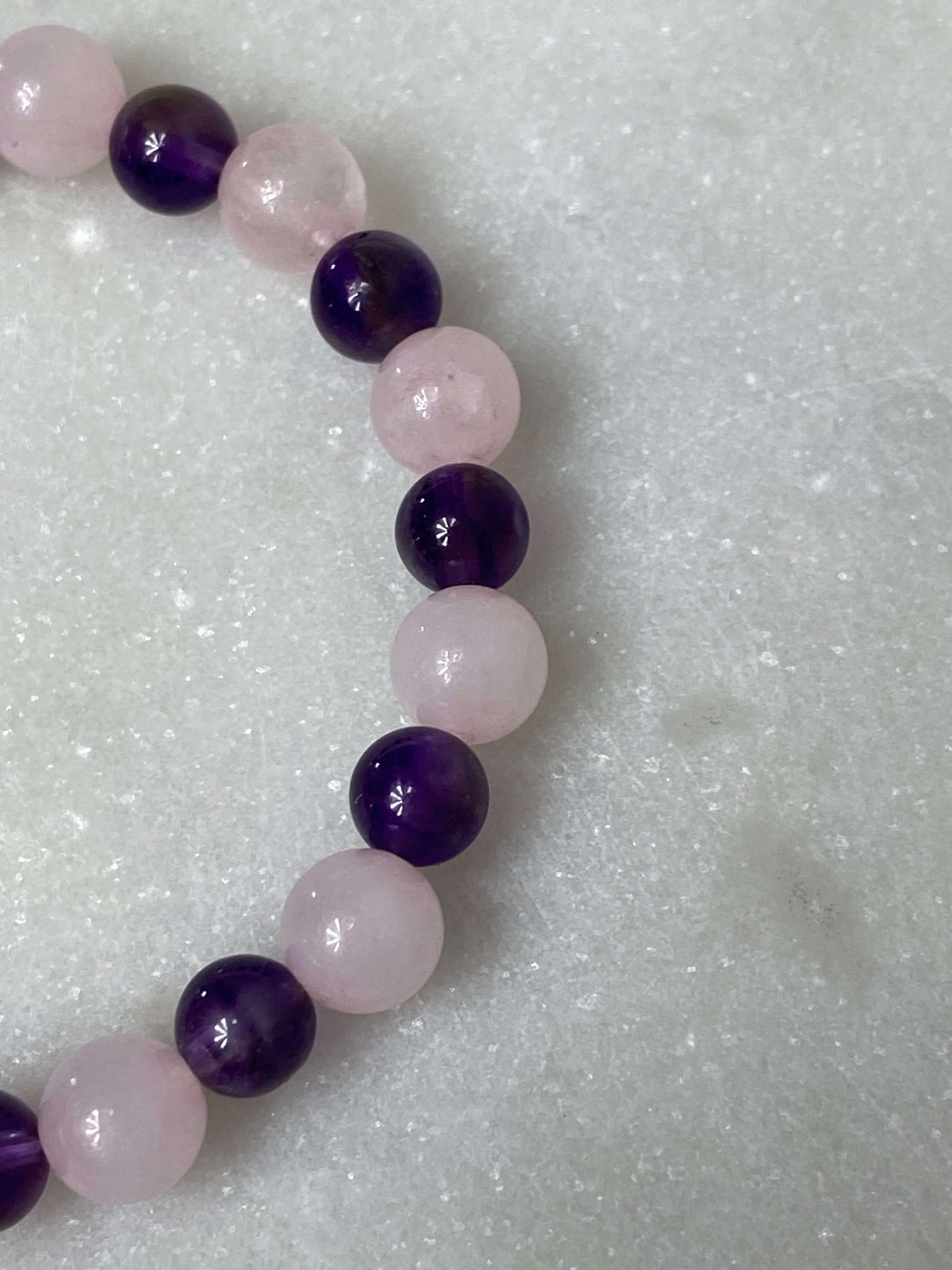 QUARTZ ROSE - Bracelet enfant AMETHYSTE pour filles