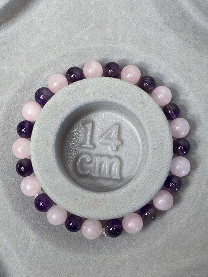 QUARTZ ROSE - Bracelet enfant AMETHYSTE pour filles