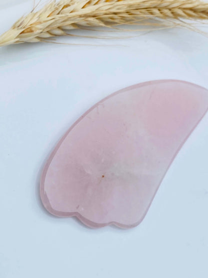 ROSE QUARTZ Guasha grattoir de massage