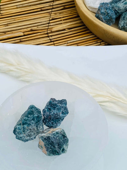 my soulspirit® 200 grammes de pierres à eau - calcite verte brute - pierre 100% naturelle