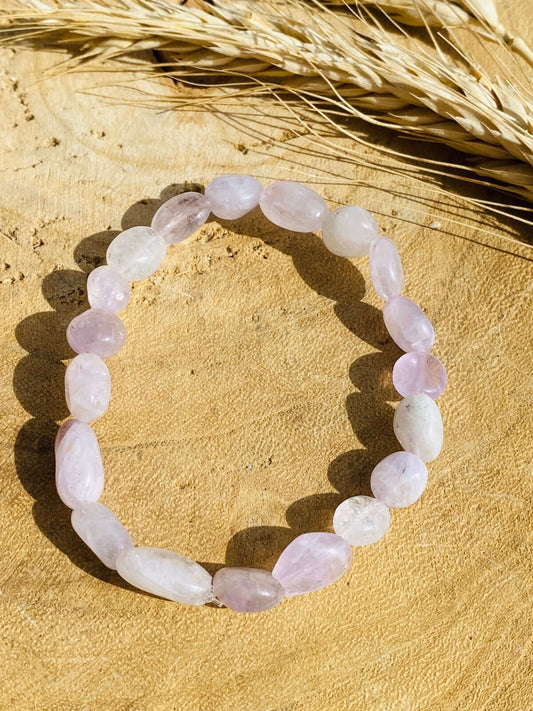 Amethyst Lavendel Armband mit 6 mm Perlen