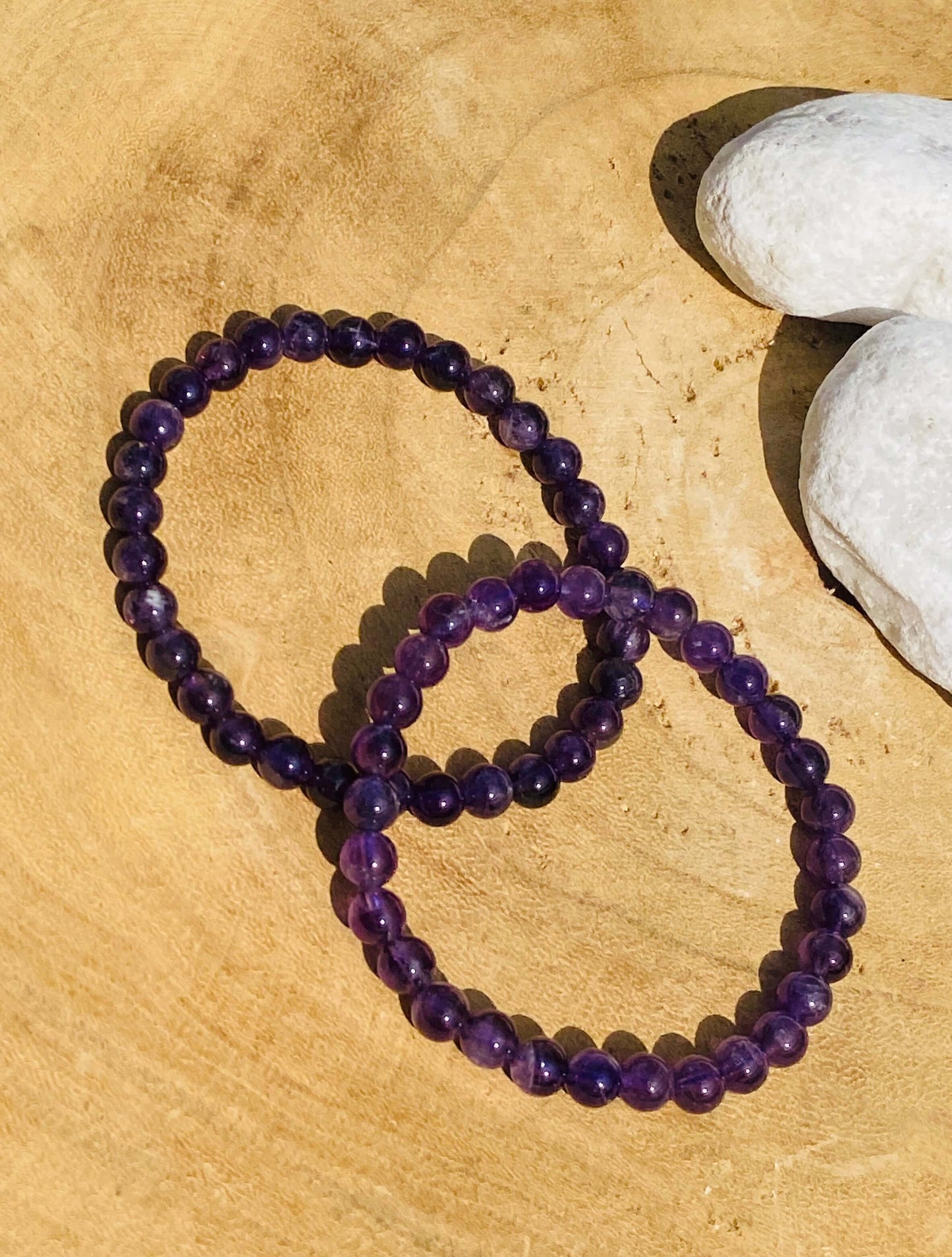 Bracelet en pierre de guérison AMETHYSTE