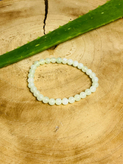 Bracelet SERPENTINE (Jade de Chine) 6 mm